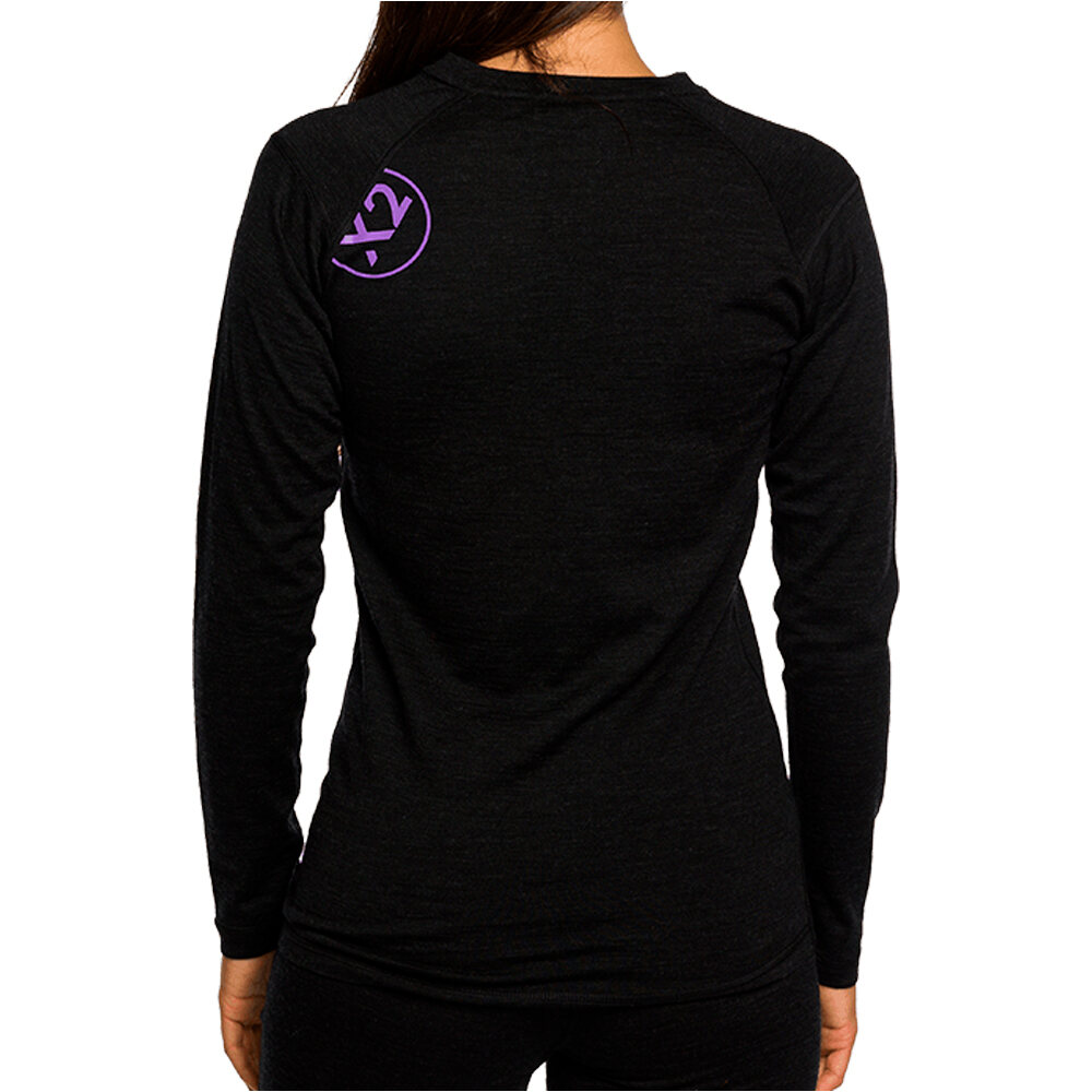 Trango camiseta térmica manga larga mujer CAMISETA INTERIOR TRX2 WOOL WM EVO vista trasera