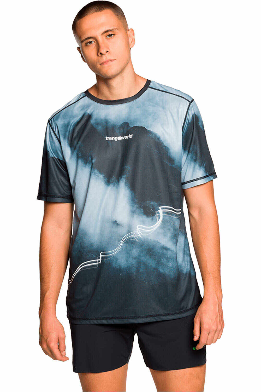Trango camisetas trail running manga corta hombre CAMISETA ELEIX vista frontal