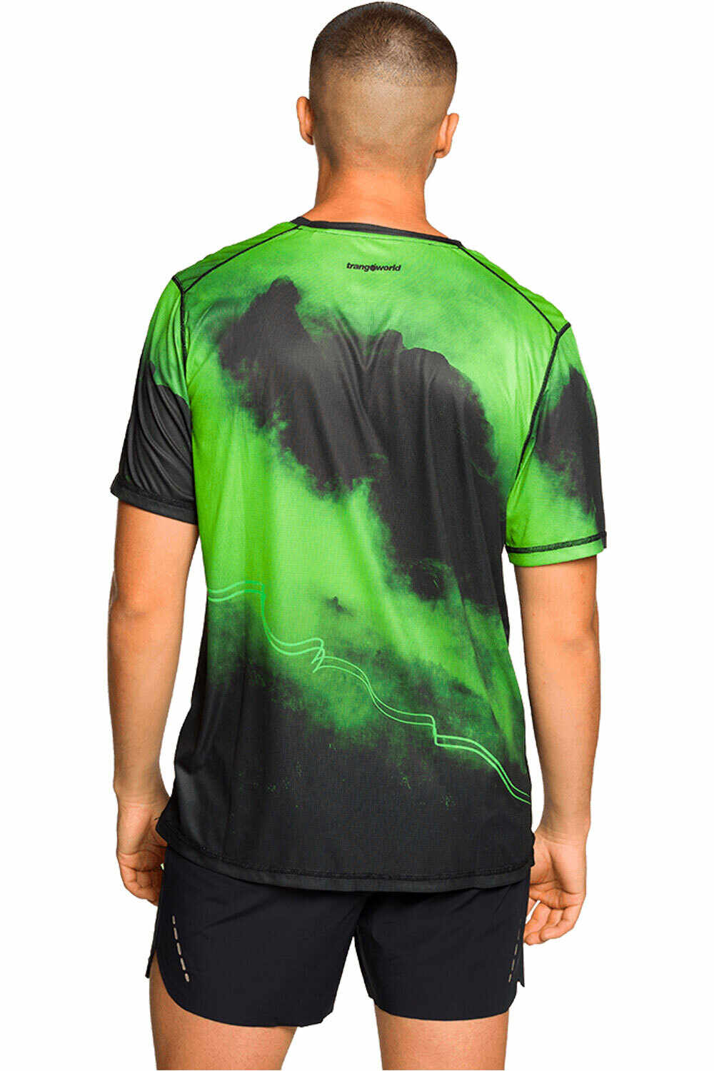 Trango camisetas trail running manga corta hombre CAMISETA ELEIX vista trasera
