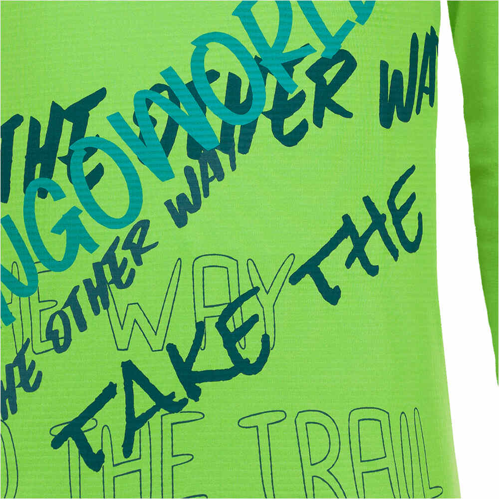 Trango camisetas trail running manga larga hombre PULLOVER VISAILLE vista trasera