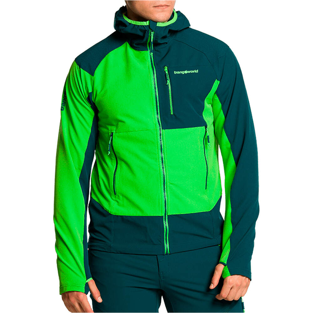 Trango chaqueta impermeable hombre CHAQUETA TRX2 DURA EVO vista frontal
