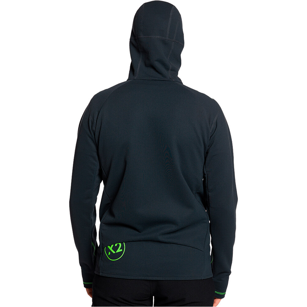 Trango chaqueta impermeable hombre CHAQUETA TRX2 HYBRID LT EVO vista trasera