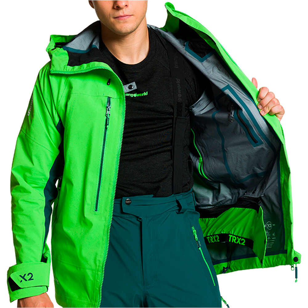 Trango chaqueta impermeable hombre CHAQUETA TRX2 SHELL EVO vista detalle