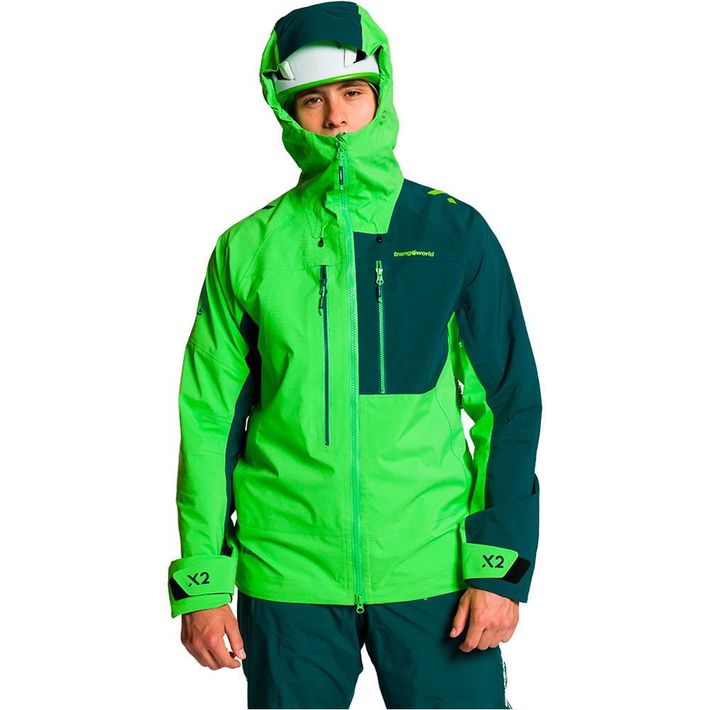 Trango chaqueta impermeable hombre CHAQUETA TRX2 SHELL EVO vista frontal