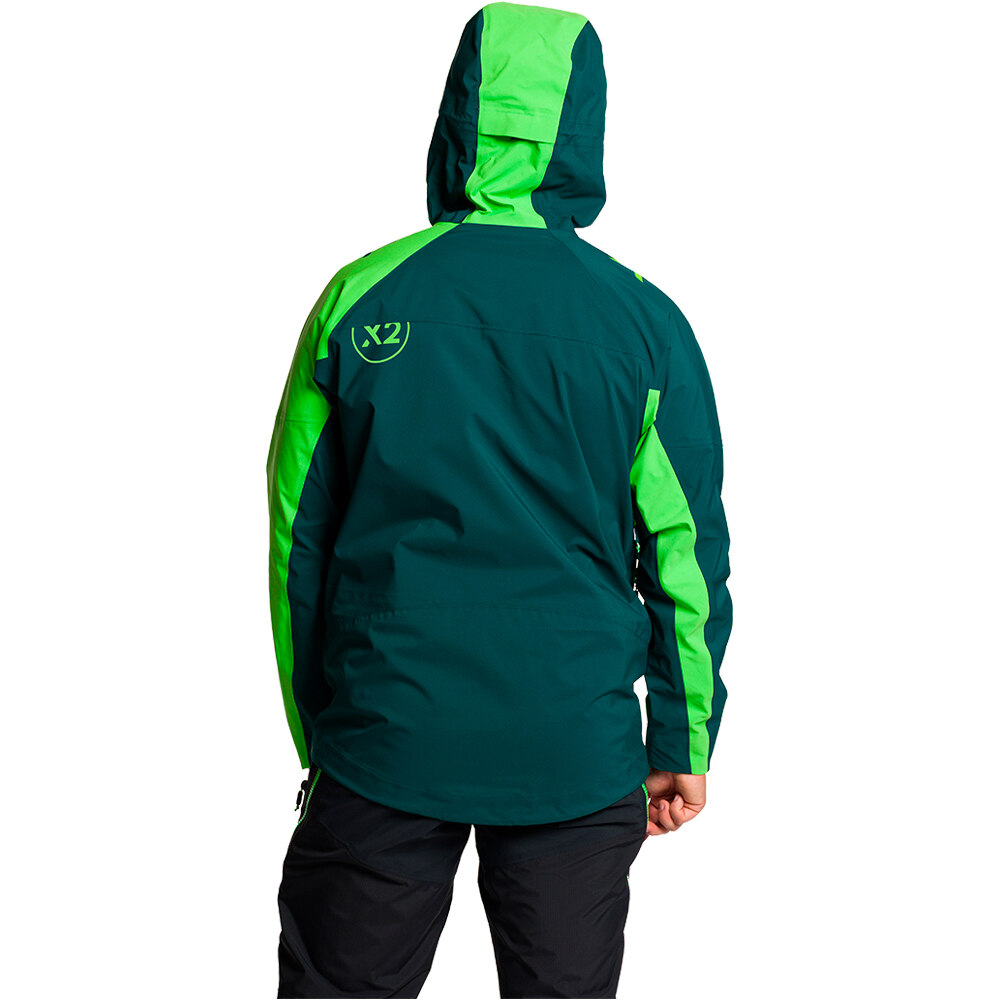 Trango chaqueta impermeable hombre CHAQUETA TRX2 SHELL EVO vista trasera
