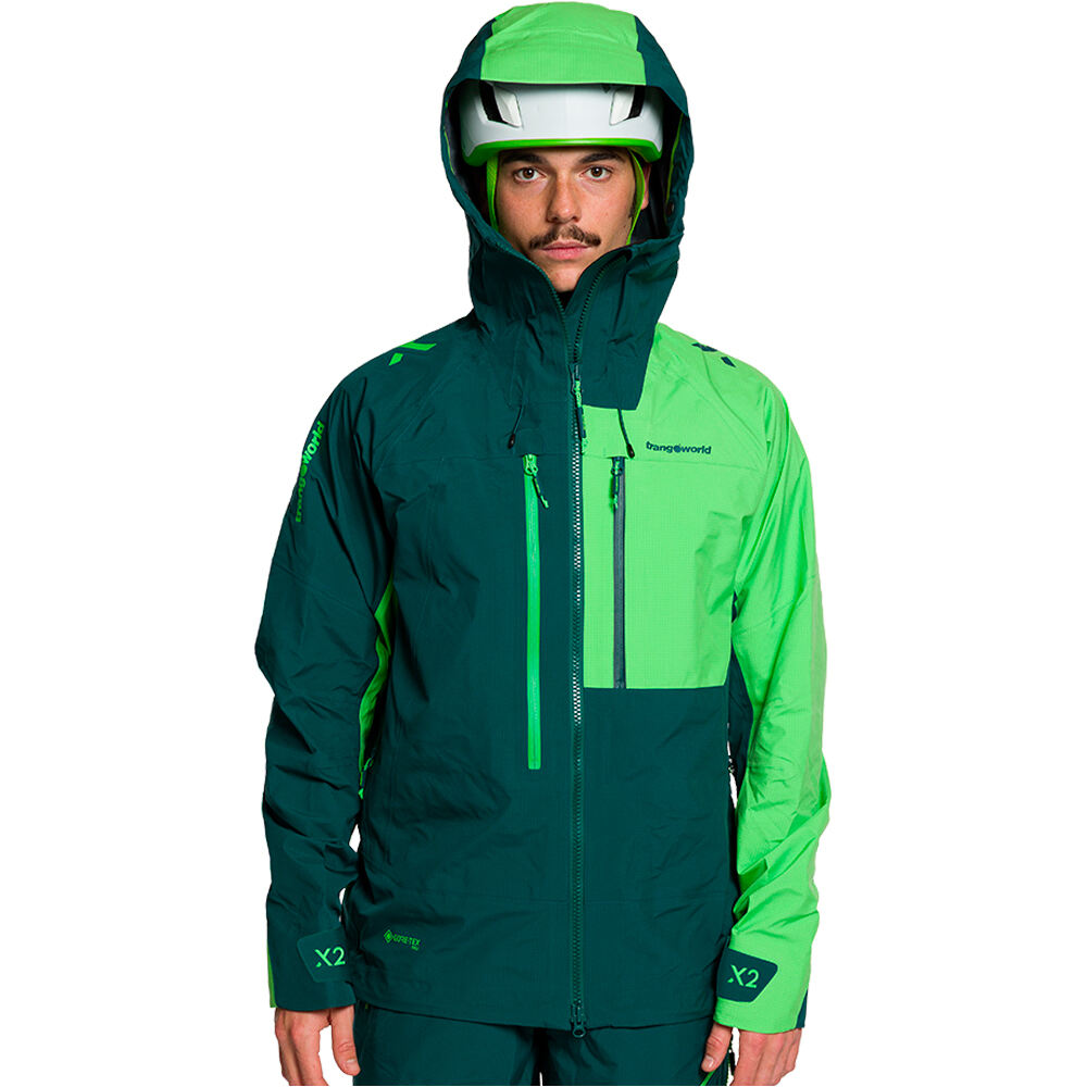 Trango chaqueta impermeable hombre CHAQUETA TRX2 SHELL LT EVO vista frontal