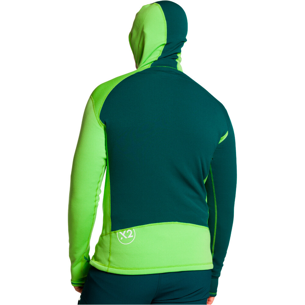 Trango chaqueta impermeable hombre CHAQUETA TRX2 STRETCH EVO vista trasera