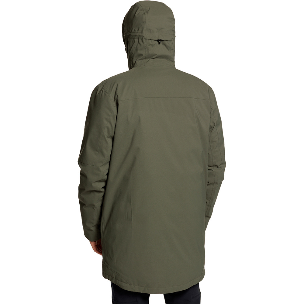 Trango chaqueta impermeable insulada hombre PARKA WOLLASTON TERMIC vista trasera