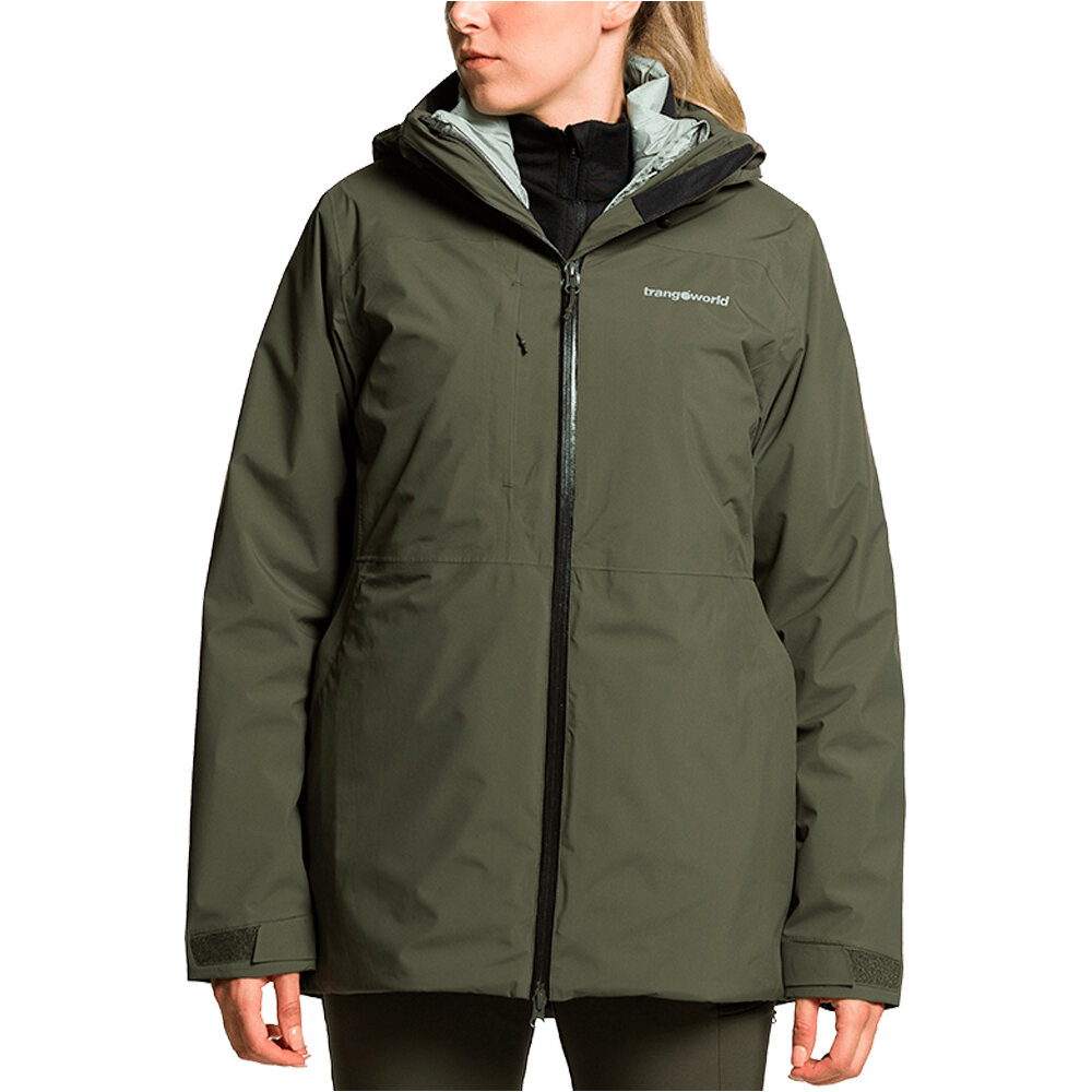 Trango chaqueta impermeable insulada mujer CHAQUETA LOHRA COMPLET vista frontal