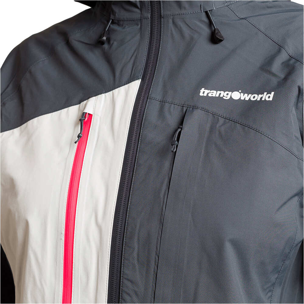 Trango chaqueta impermeable mujer CHAQUETA BERNINA vista trasera
