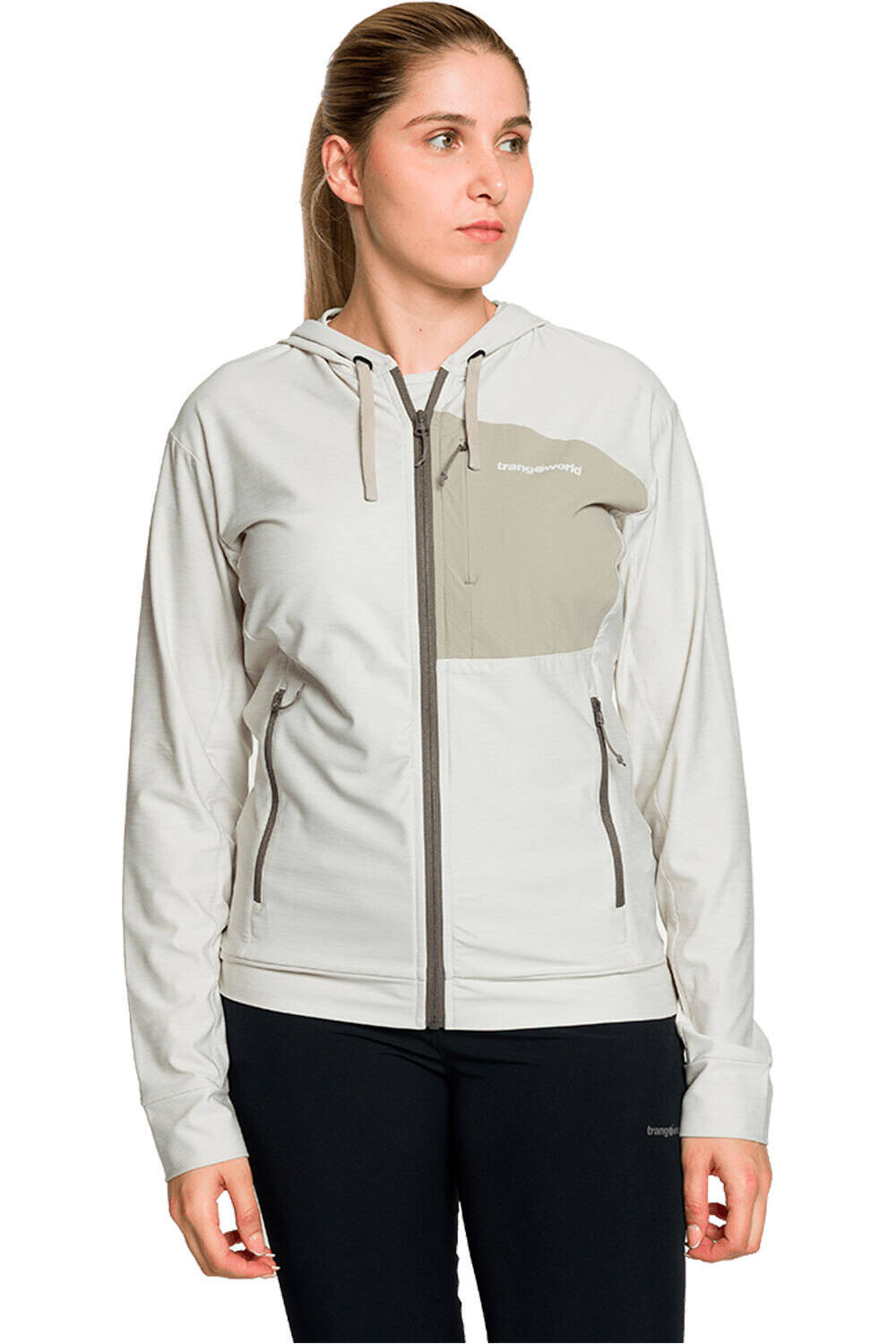 Trango chaqueta impermeable mujer CHAQUETA BOMPAS vista frontal