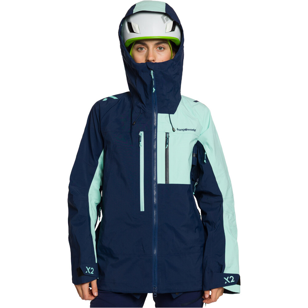 Trango chaqueta impermeable mujer CHAQUETA TRX2 SHELL WM EVO vista detalle