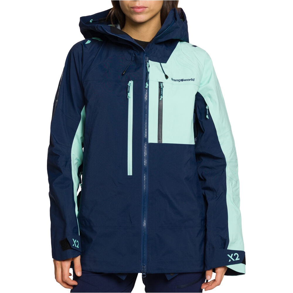 Trango chaqueta impermeable mujer CHAQUETA TRX2 SHELL WM EVO vista frontal