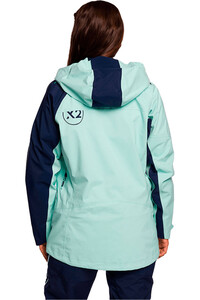 Trango chaqueta impermeable mujer CHAQUETA TRX2 SHELL WM EVO vista trasera