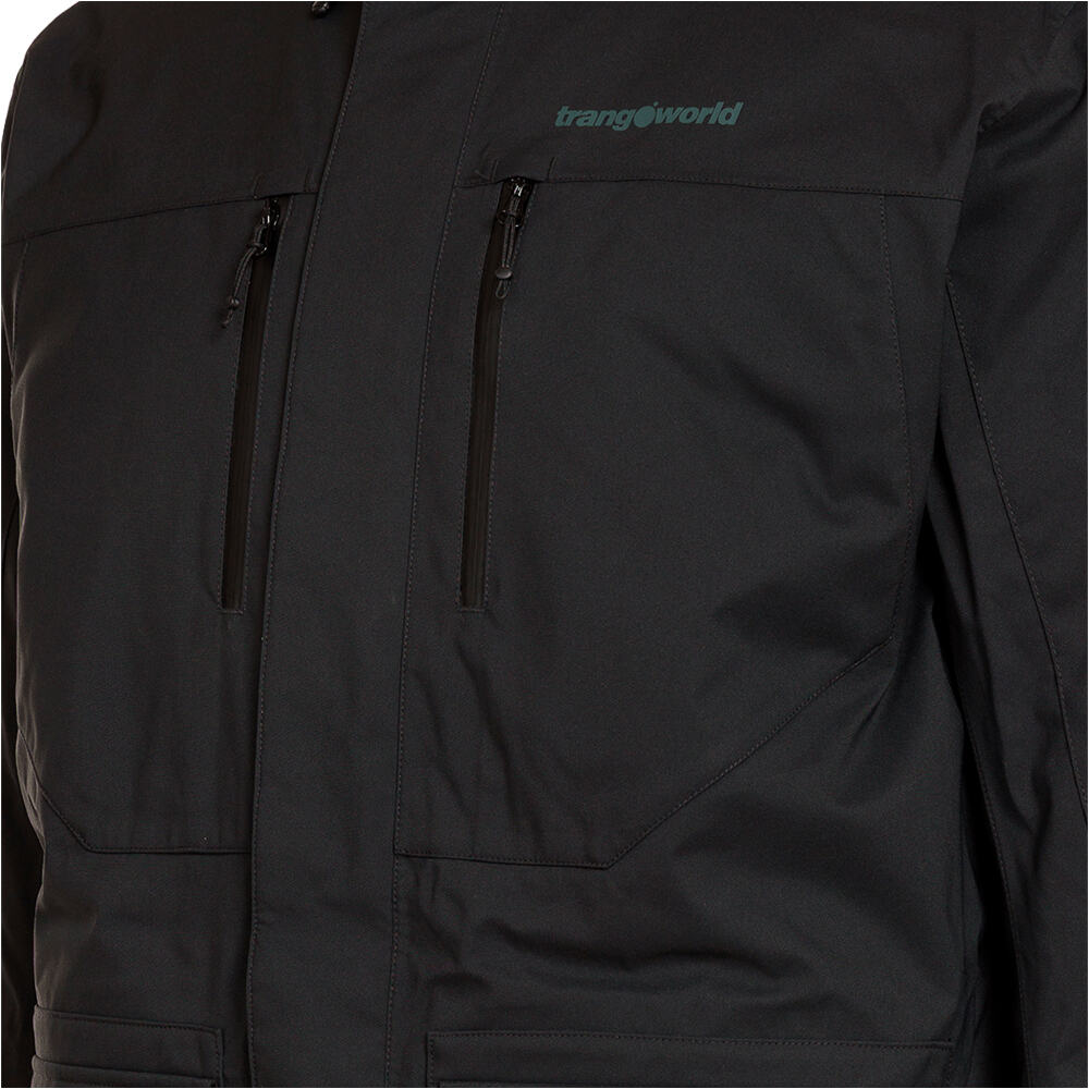Trango chaqueta outdoor hombre PARKA WOLLASTON TERMIC vista detalle