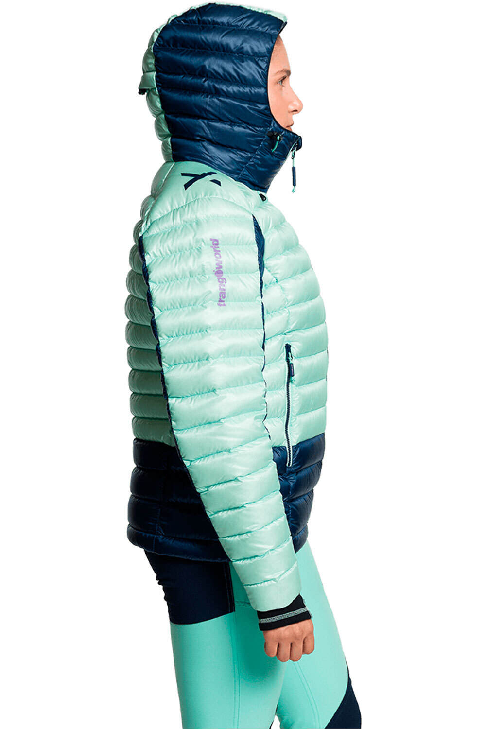 Trango chaqueta outdoor mujer CHAQUETA TRX2 800 WM EVO vista detalle