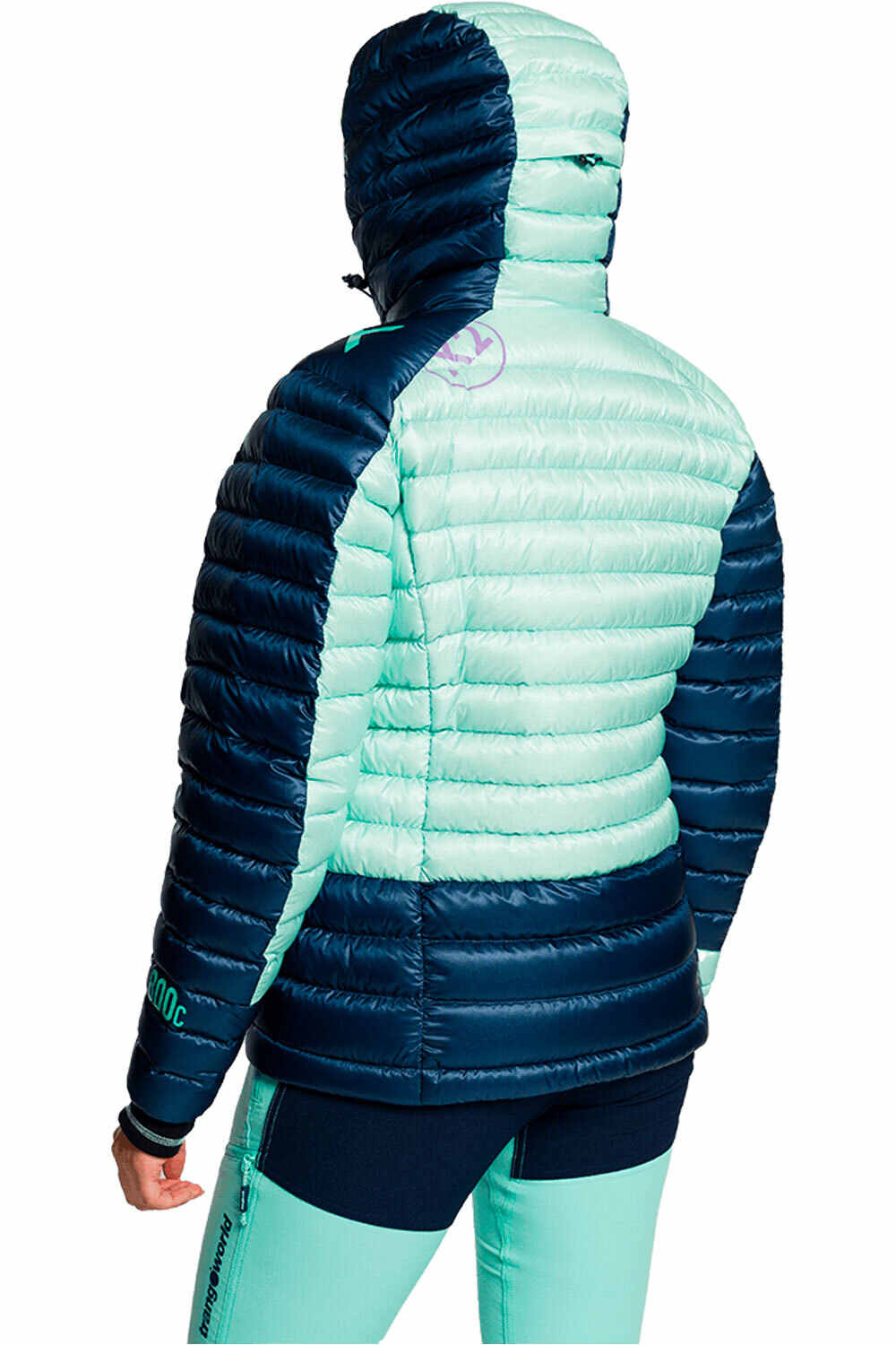 Trango chaqueta outdoor mujer CHAQUETA TRX2 800 WM EVO vista trasera