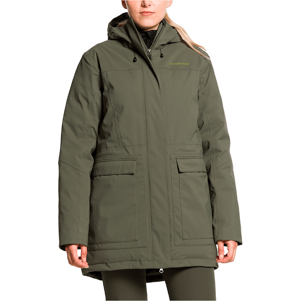 Trango chaqueta outdoor mujer PARKA GOSFORD TERMIC vista frontal