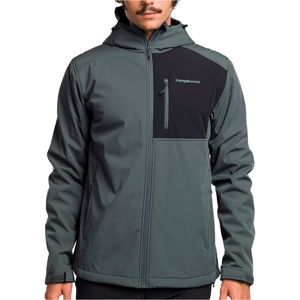 Trango chaqueta softshell hombre CHAQUETA LANARCE V02 vista frontal