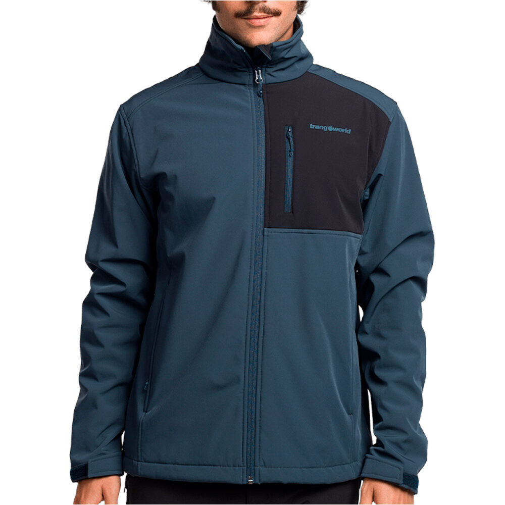 Trango chaqueta softshell hombre CHAQUETA LANARCE V02 vista frontal