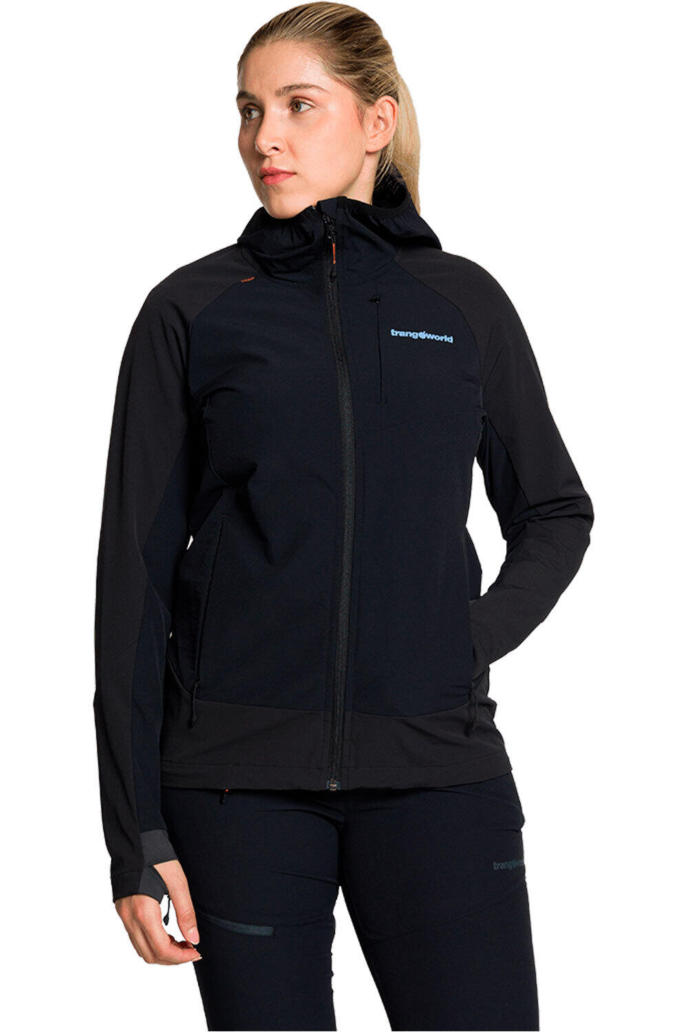 Trango chaqueta softshell mujer CHAQUETA CAILLICH DF vista detalle