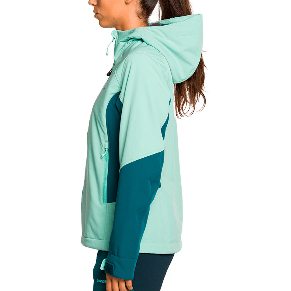 Trango chaqueta softshell mujer CHAQUETA SEGNES vista detalle