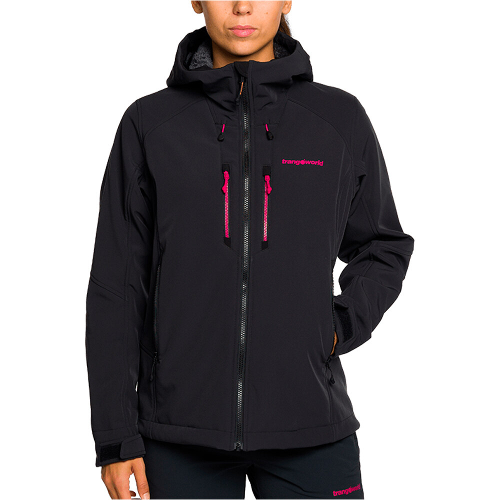 Trango chaqueta softshell mujer CHAQUETA SEGNES vista frontal
