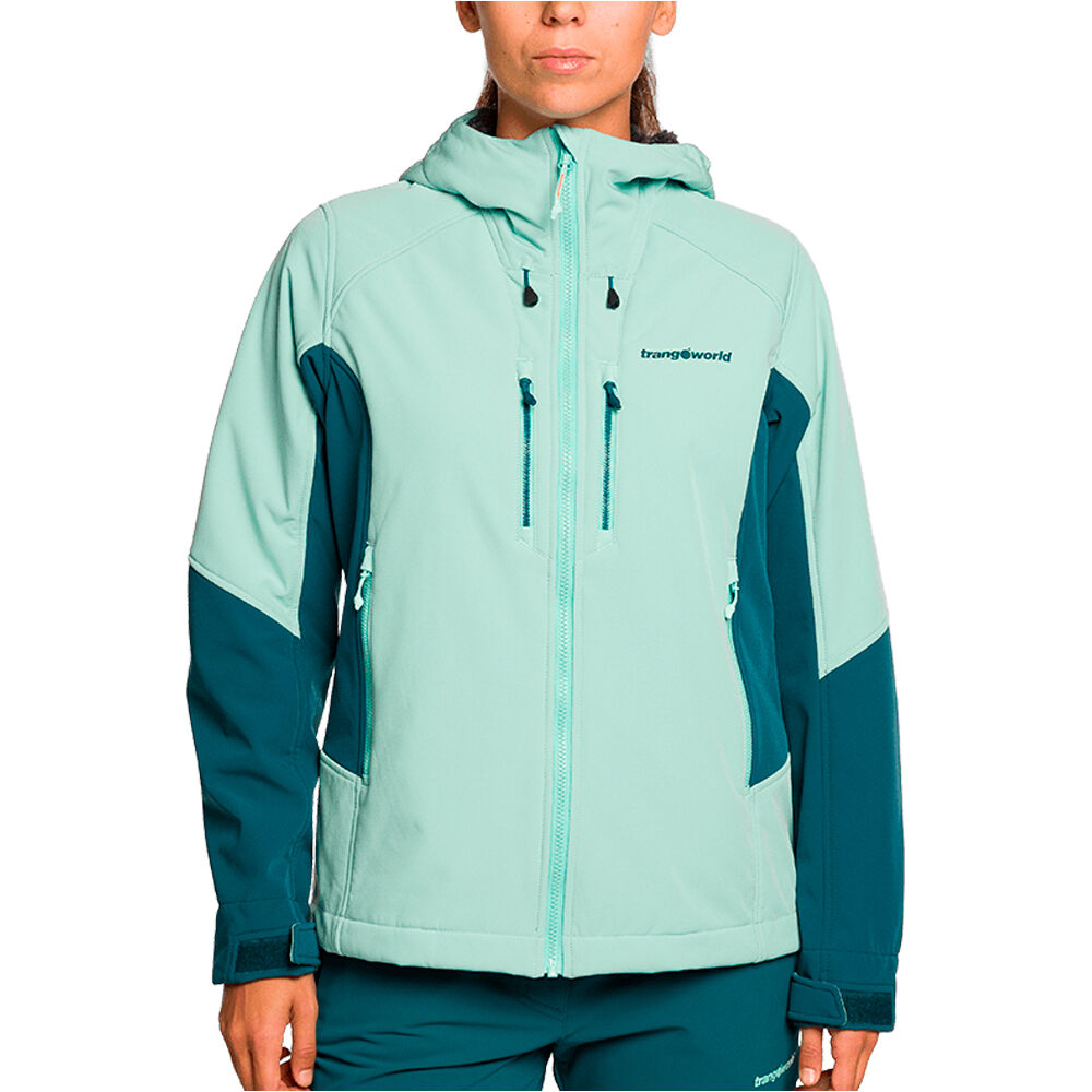 Trango chaqueta softshell mujer CHAQUETA SEGNES vista frontal