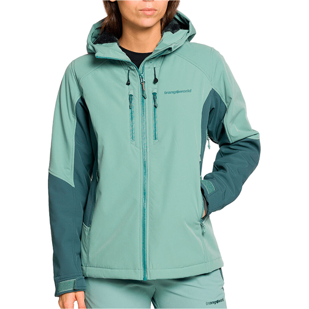 Trango chaqueta softshell mujer CHAQUETA SEGNES vista frontal