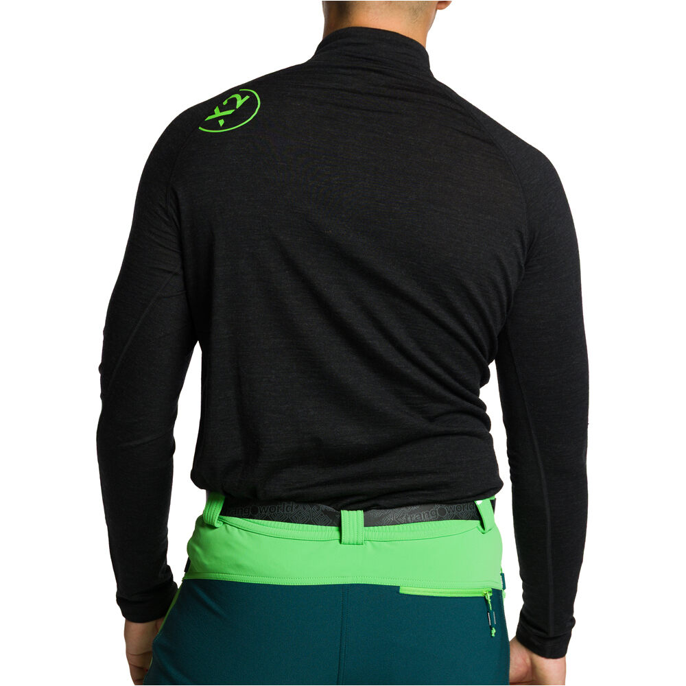 Trango forro polar hombre CAMISETA INTERIOR TRX2 WOOL EVO vista trasera