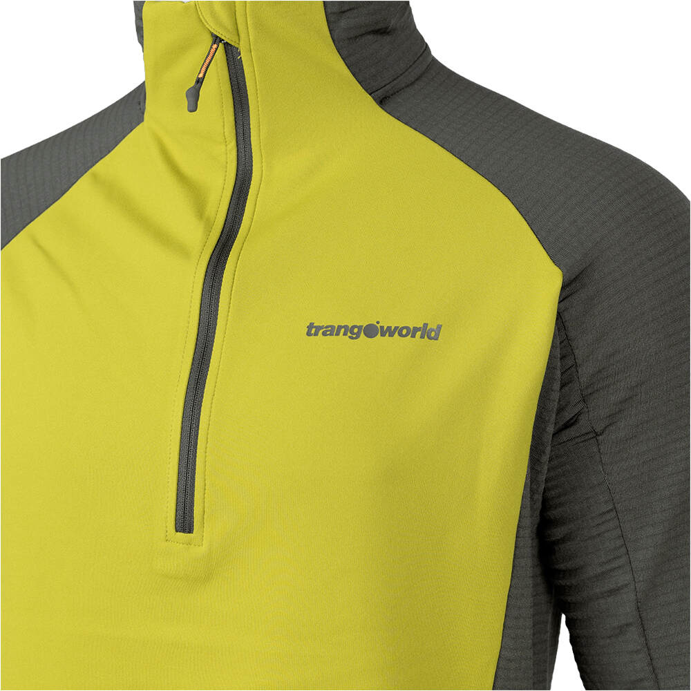 Trango forro polar hombre PULLOVER CERVENS vista detalle