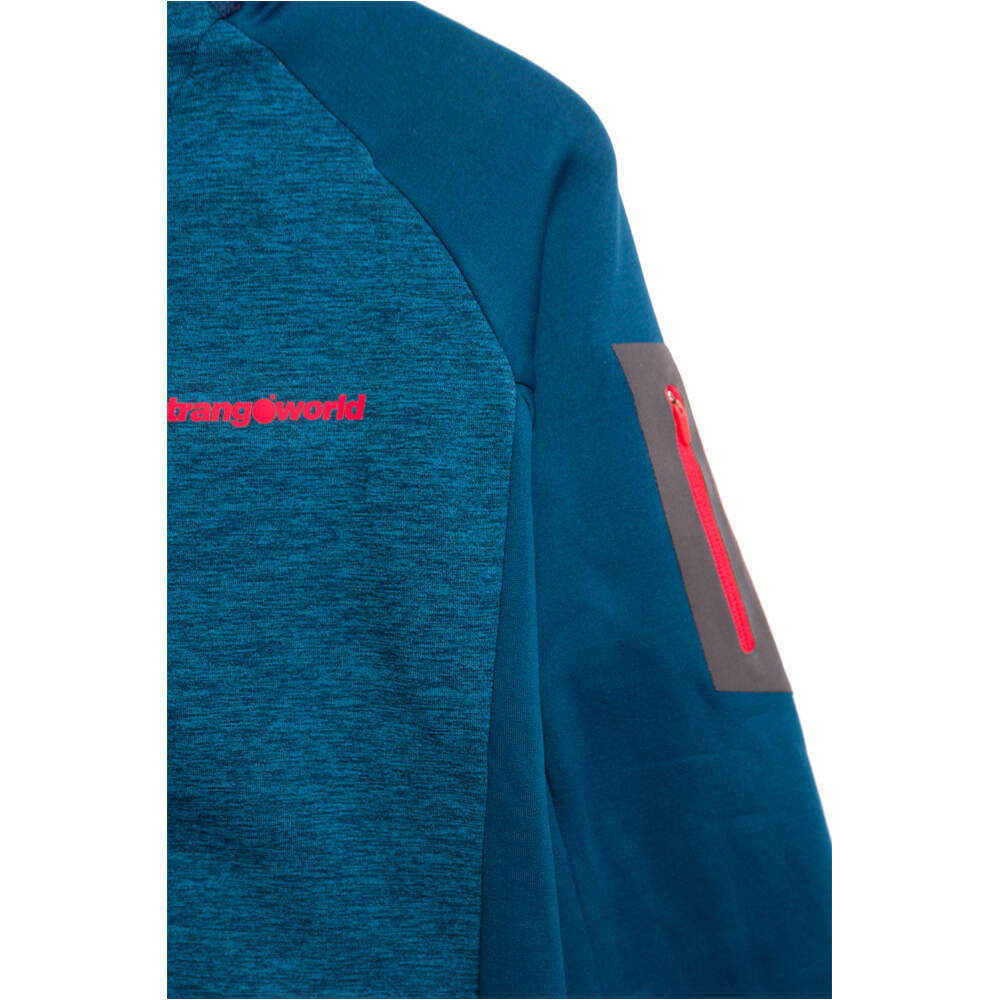 Trango forro polar hombre PULLOVER MONCH vista detalle