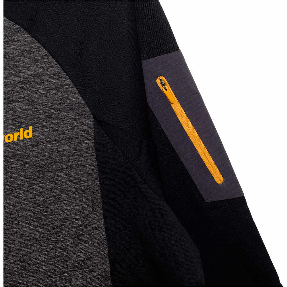 Trango forro polar hombre PULLOVER MONCH vista trasera