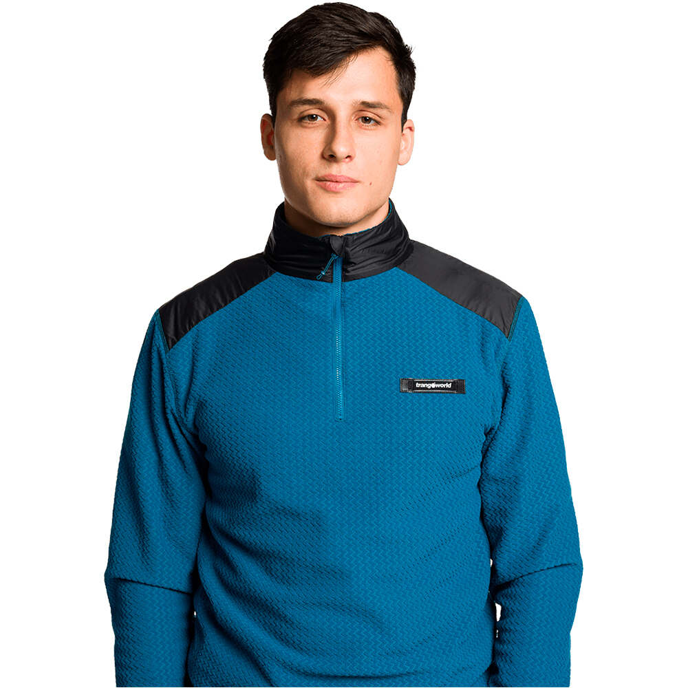 Trango forro polar hombre PULLOVER PIERCY vista detalle