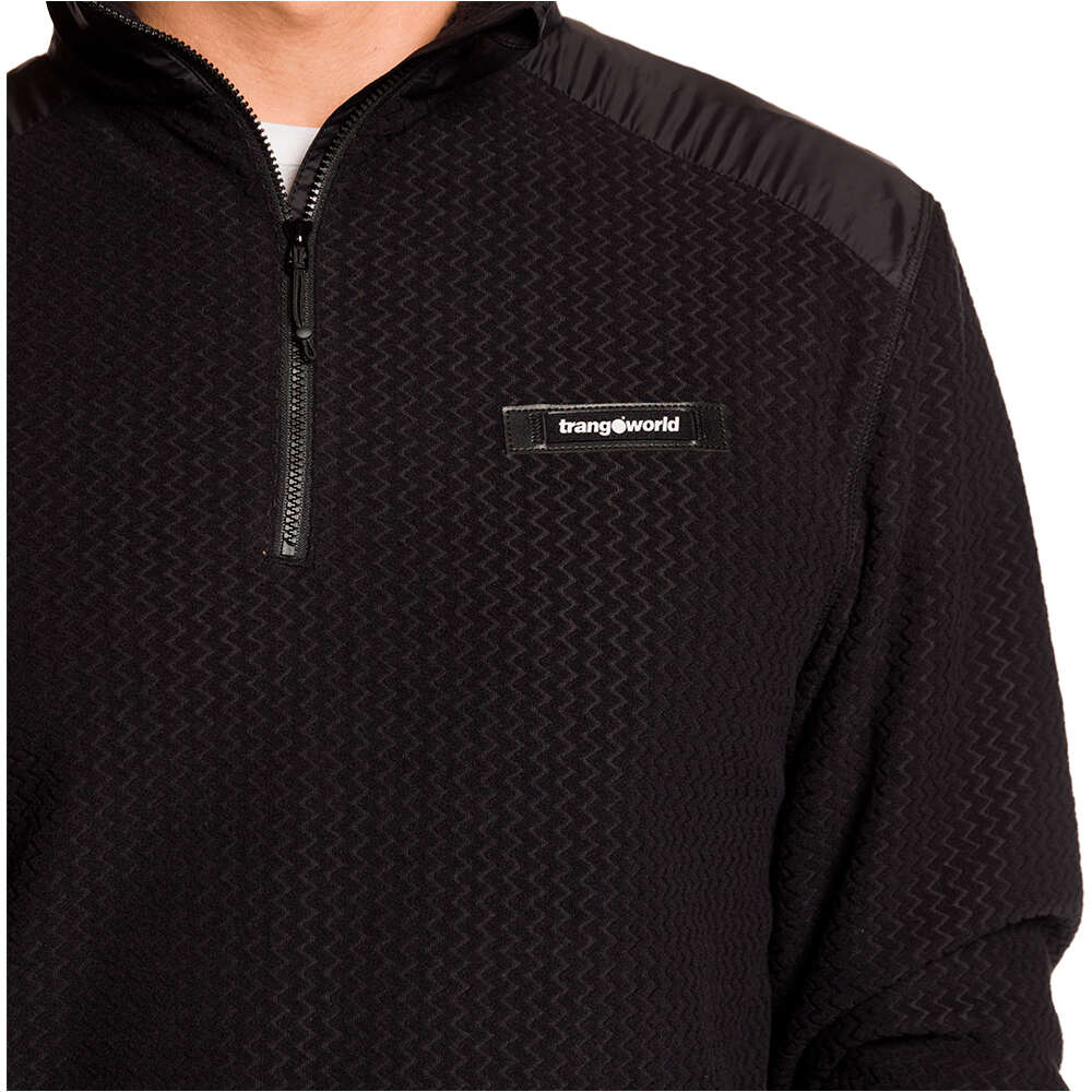 Trango forro polar hombre PULLOVER PIERCY vista detalle