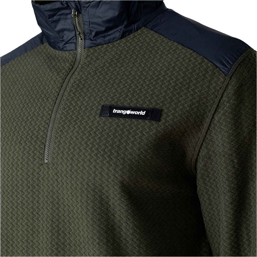Trango forro polar hombre PULLOVER PIERCY vista detalle