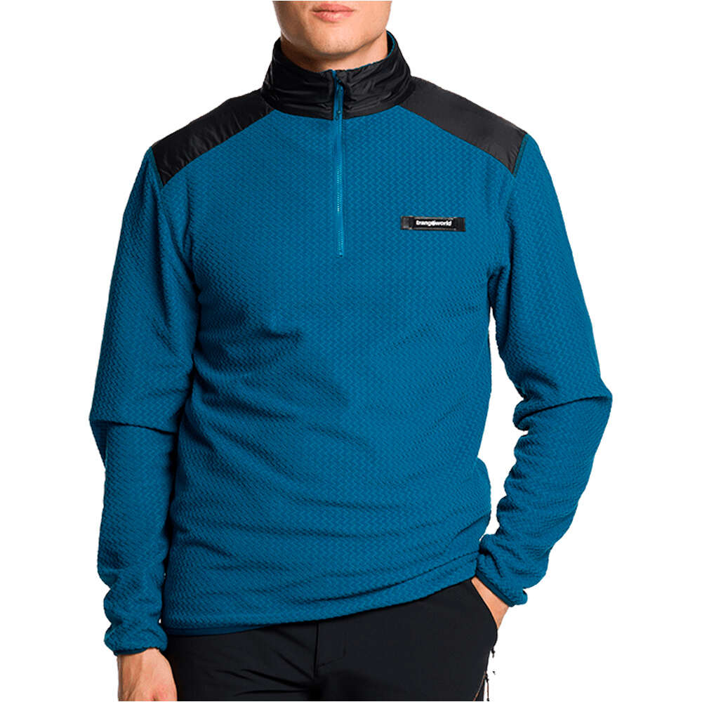 Trango forro polar hombre PULLOVER PIERCY vista frontal
