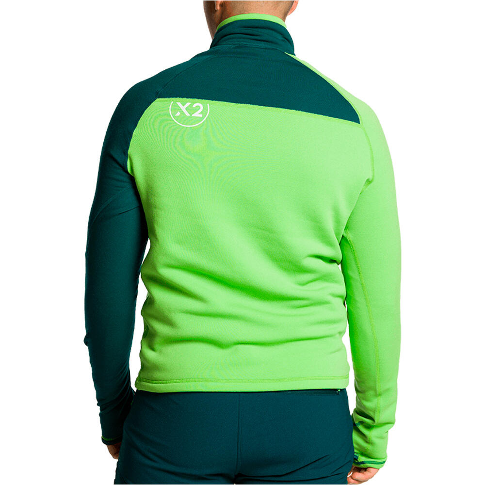 Trango forro polar hombre PULLOVER TRX2 STRETCH EVO vista trasera