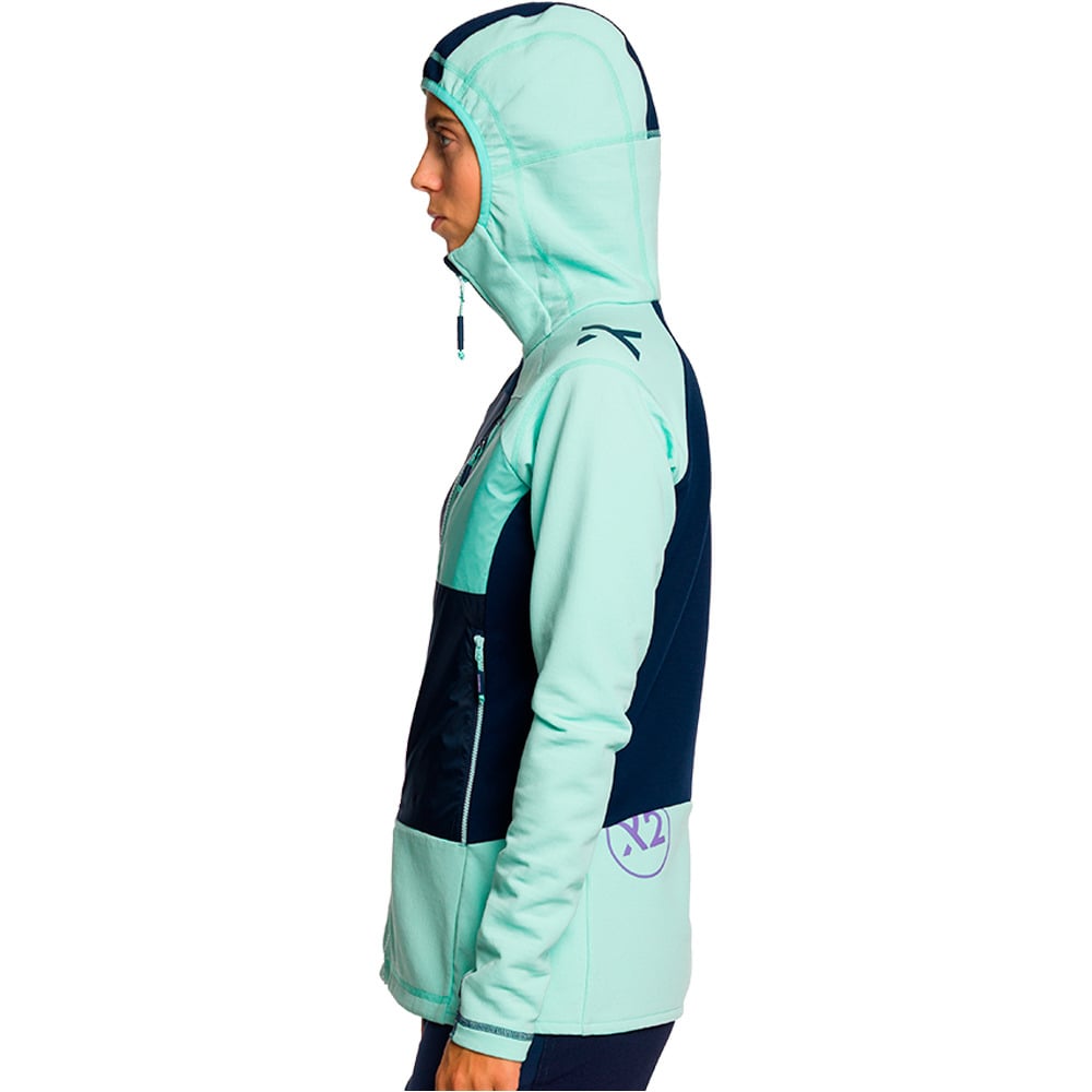 Trango forro polar mujer CHAQUETA TRX2 HYBRID LT WM EVO vista detalle