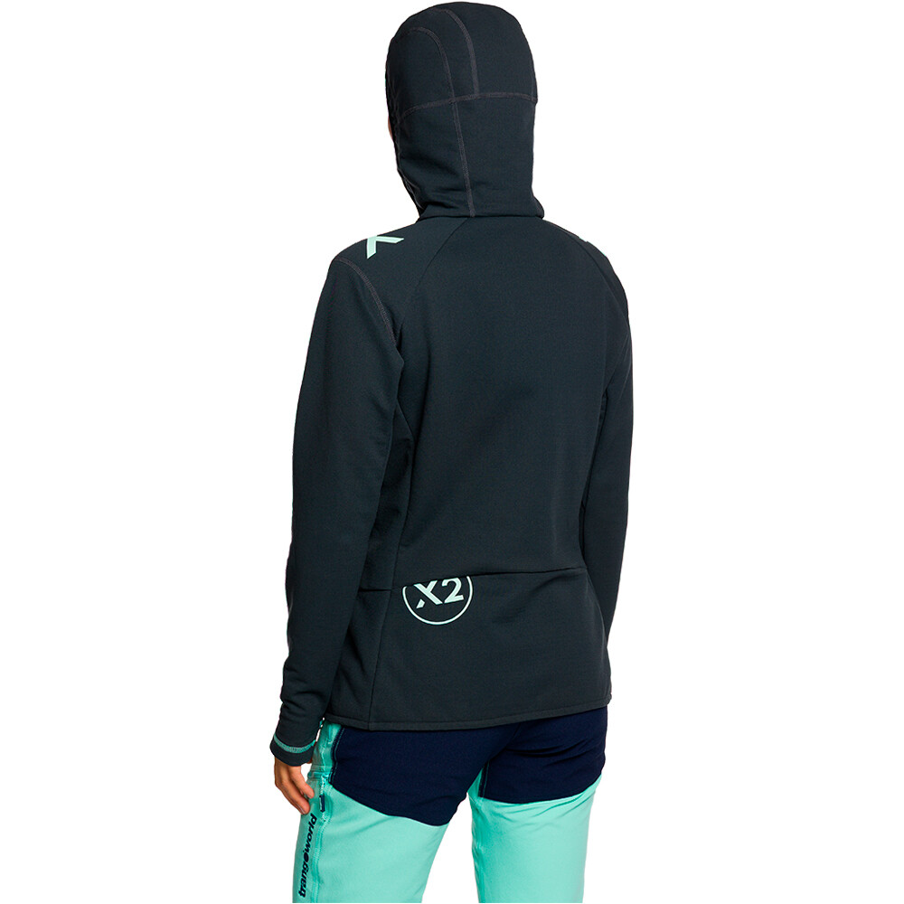 Trango forro polar mujer CHAQUETA TRX2 HYBRID LT WM EVO vista trasera