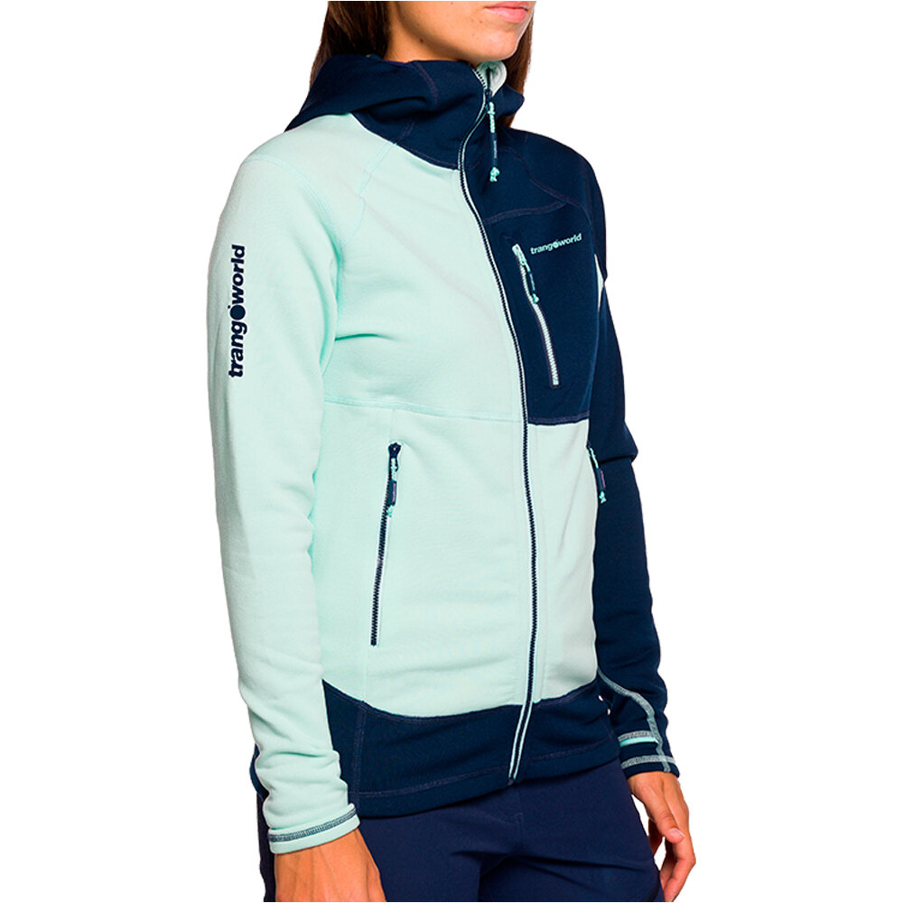 Trango forro polar mujer CHAQUETA TRX2 STRETCH WM EVO vista detalle