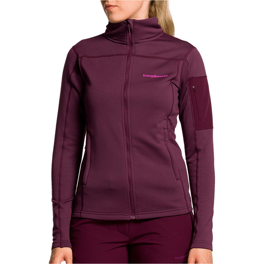Trango forro polar mujer CHAQUETA WOOMBA vista frontal