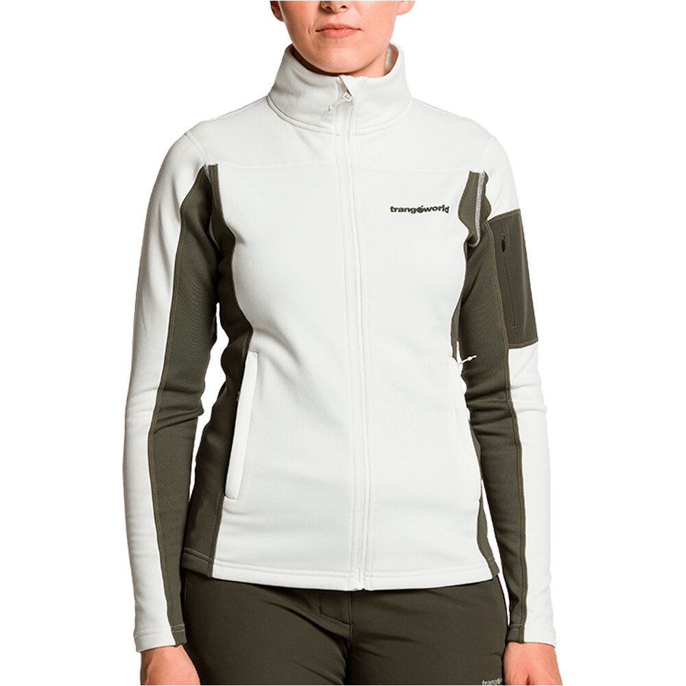 Trango forro polar mujer CHAQUETA WOOMBA vista frontal