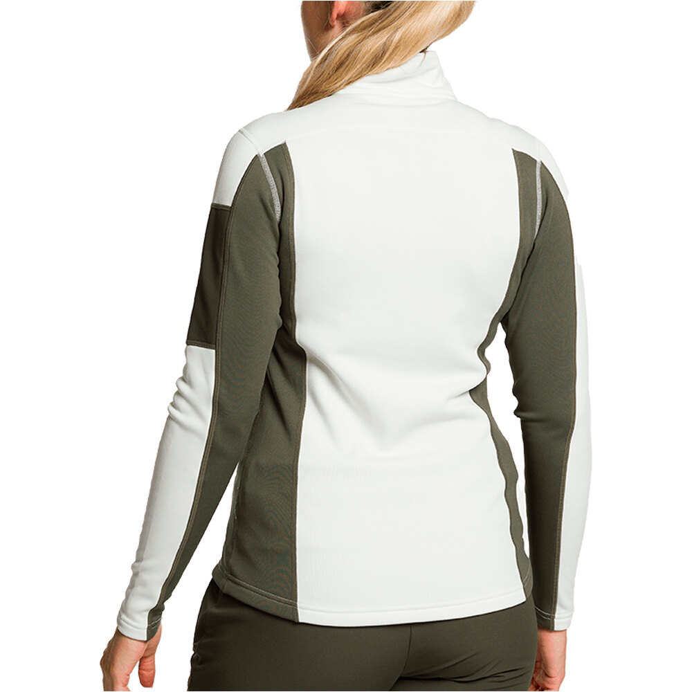 Trango forro polar mujer CHAQUETA WOOMBA vista trasera