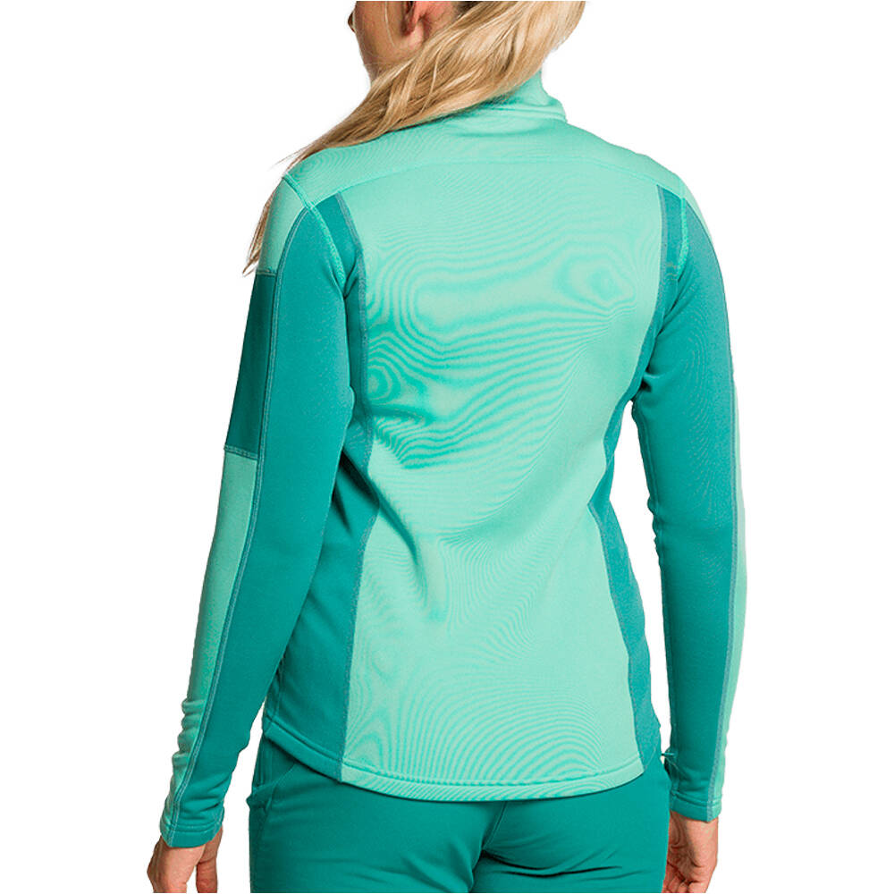 Trango forro polar mujer CHAQUETA WOOMBA vista trasera