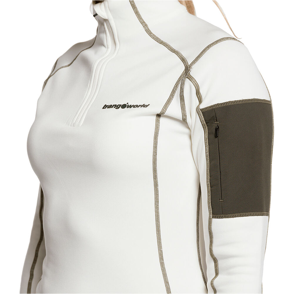 Trango forro polar mujer PULLOVER GEELONG vista detalle