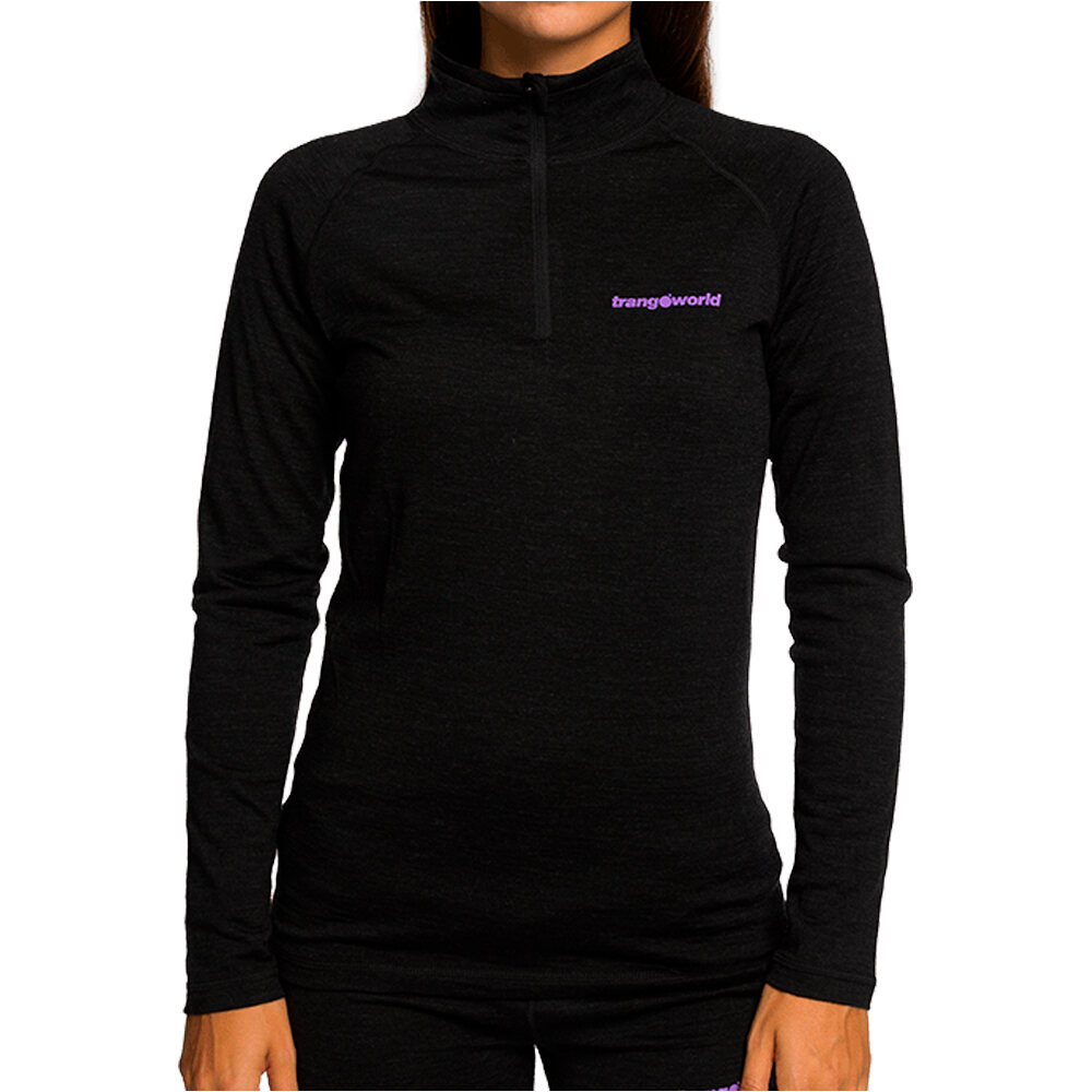 Trango forro polar mujer PULLOVER INTERIOR TRX2 WOOL WM EVO vista detalle
