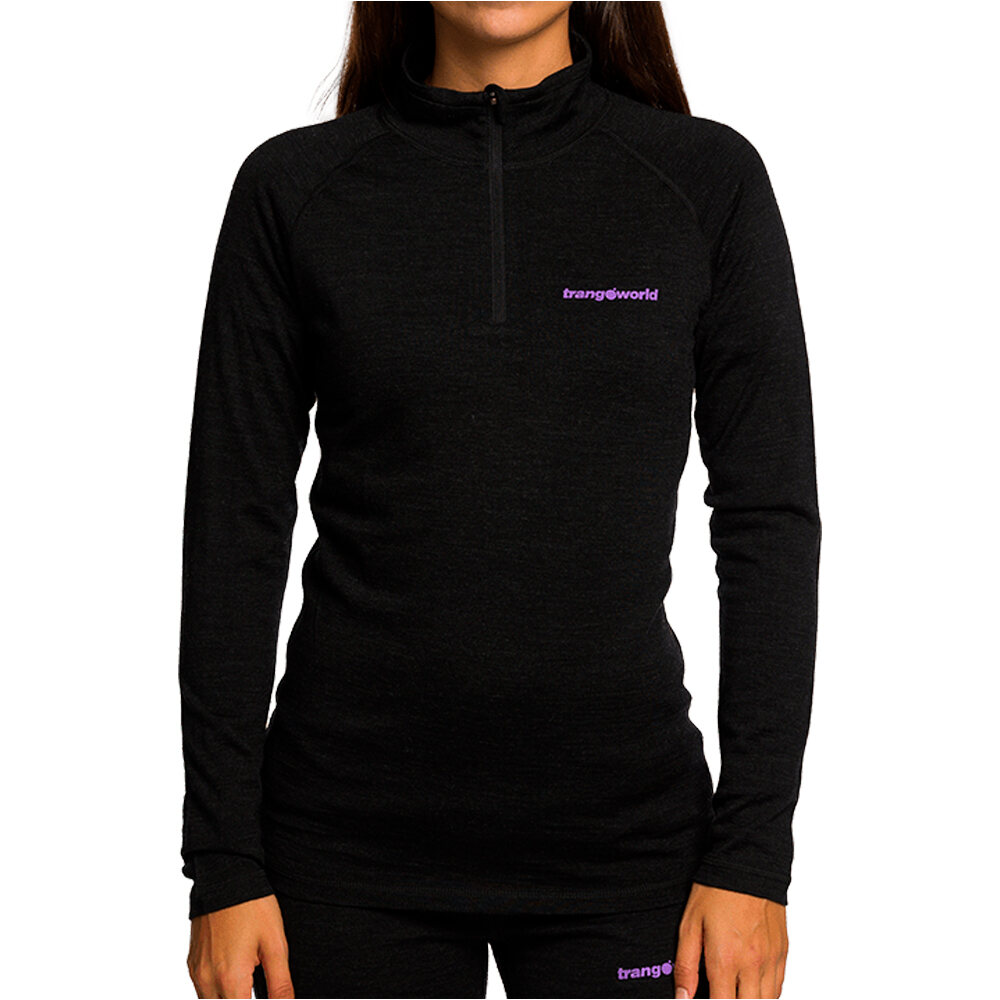 Trango forro polar mujer PULLOVER INTERIOR TRX2 WOOL WM EVO vista frontal