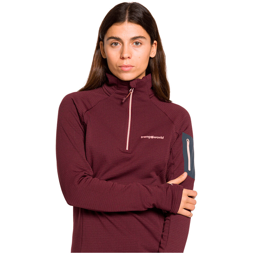 Trango forro polar mujer PULLOVER VERNAZ WM vista detalle