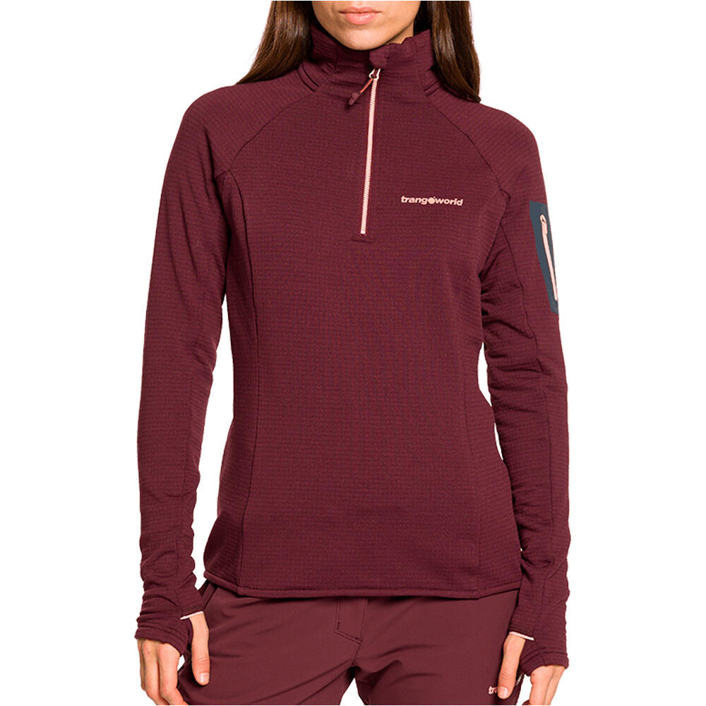 Trango forro polar mujer PULLOVER VERNAZ WM vista frontal